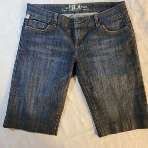 Bermuda denim jean shorts